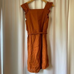 Universal Thread ruffle sleeve midi dress